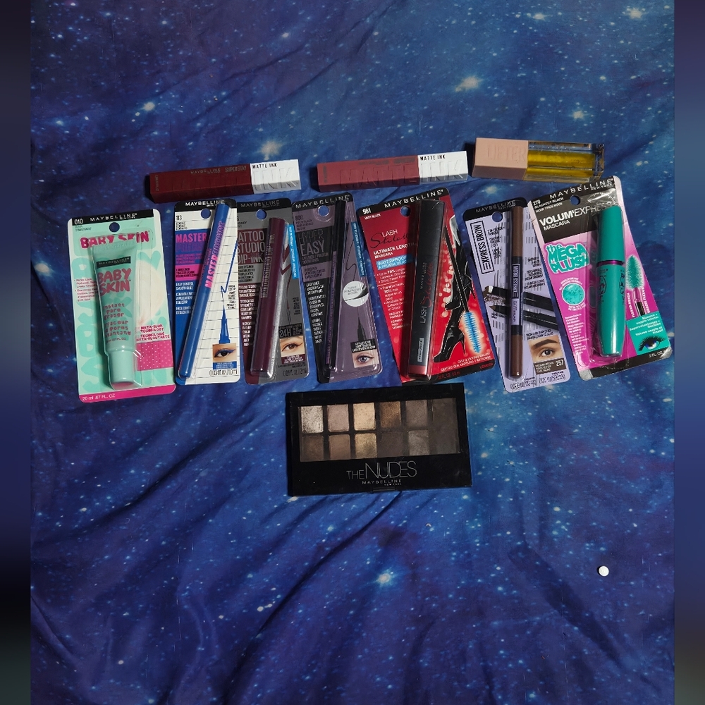 Maybelline Makeup Collection with The Nudes Palette BRAND NEW PRODUCTS